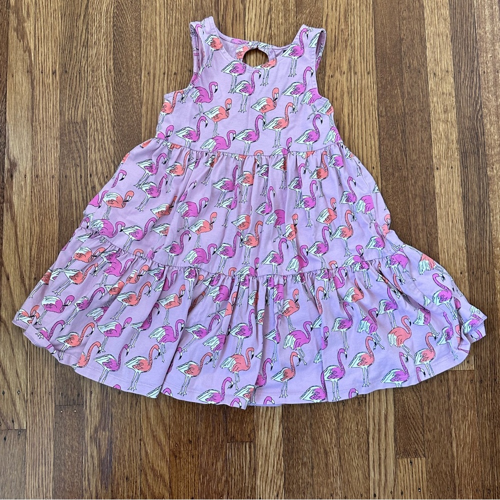 Size 5 Tea Collection Flamingo dress